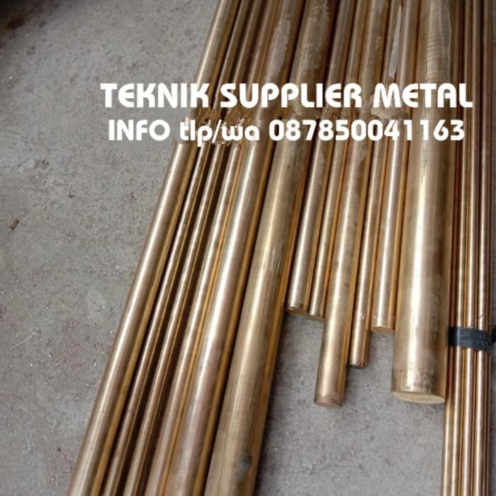 as kuningan 22 mm x 100 mm - as kuningan bulat