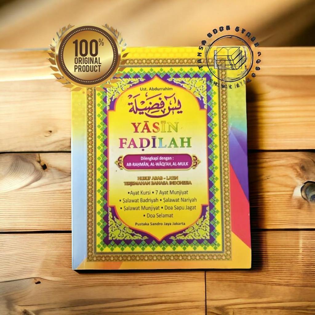 Buku Yasin Fadilah Dilengkap dengan Surat Ar-Rahmat, Al-Waqiah, dan Al-Mulk