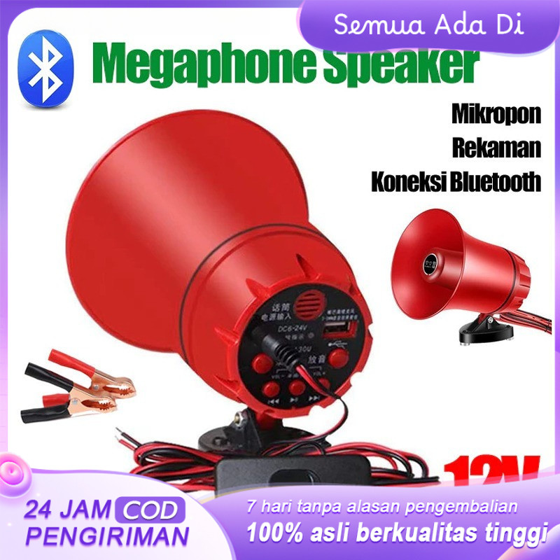 Ready ya,cod Toa Megaphone Megaphone Speaker Corong Sirine Bisa Rekam Suara Pengeras Suara Bisa Reka