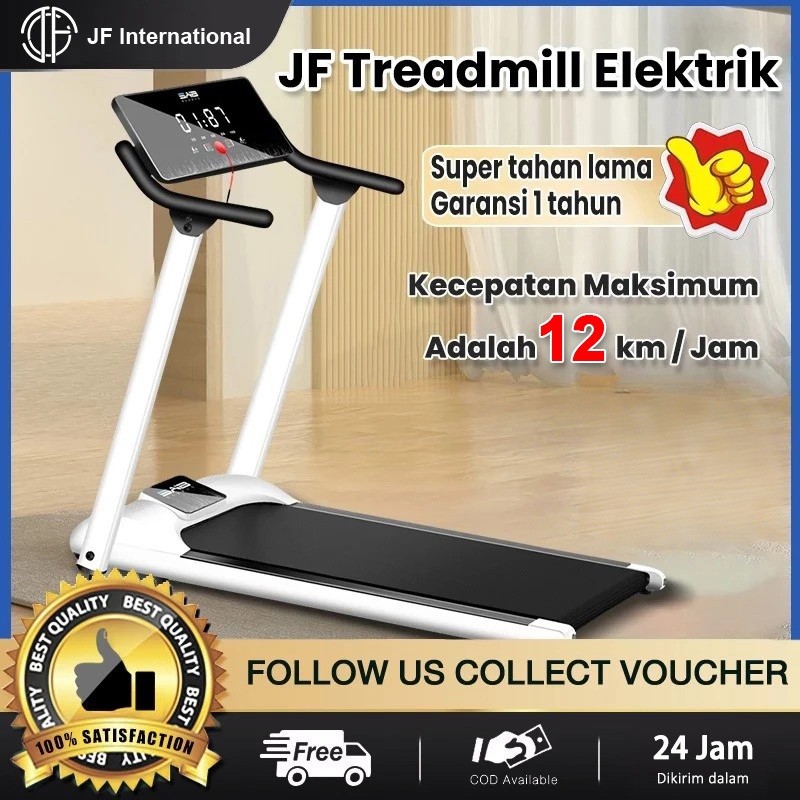 JF Treadmill Elektrik Tredmil Listrik 2.0 Mesin Lari Olahraga Gym Fitness Cardio Alat Fitness SP1003
