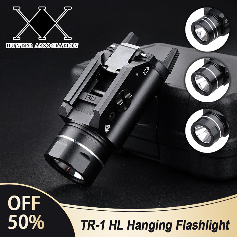 WADSN Tactic TR-1 HL Hanging Pistol Light Strobe Metal 800 Lumens Powerful Flashlight For Glock 17 1