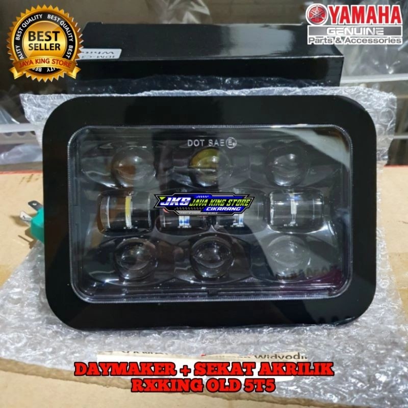 Daymaker Rxking lampu depan daymaker rx king Original DOT SAE 10mata plus sekat akrilik rxking new d