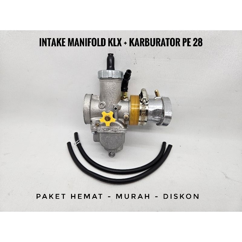 Intake Manipol Manipul KLX Karbu PE 28 PWK 28 Manifold KLX Plus Karbu PE 28