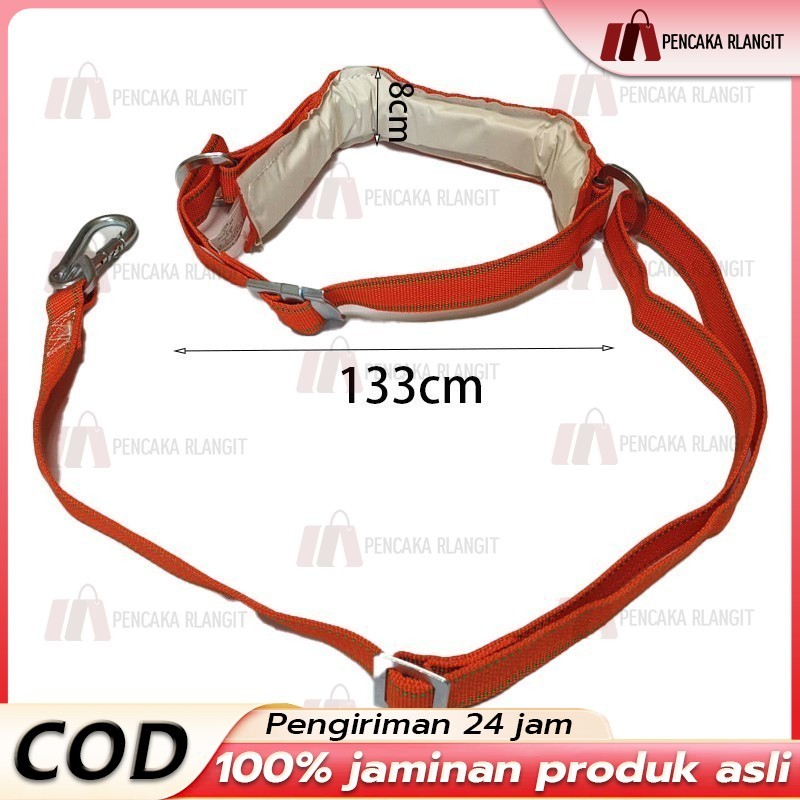 Sabuk Panjat Tiang Listrik Proyek Industri Safety Belt Panjat Tebing Sabuk Tali Pengaman Panjat Poho