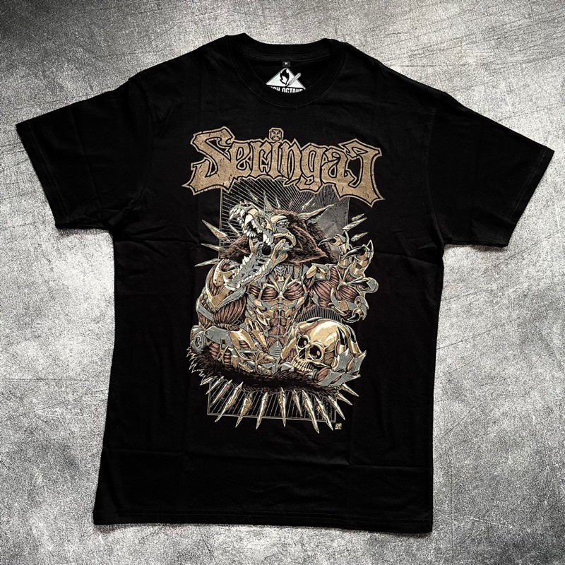 [COD] Tshirt Seringai - Wolf Mecha Official Merchandise