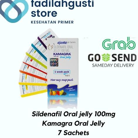 Kamagra Oral Jelly 100 mg . 7 Sachets Original