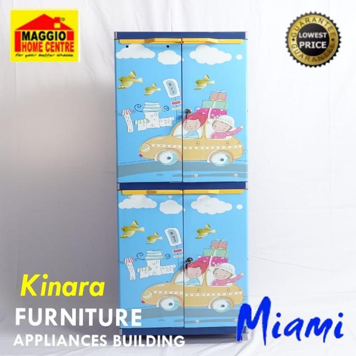 LEMARI PLASTIK 2 PINTU - LEMARI ANAK PLASTIK 2 PINTU - KINARA - MIAMI