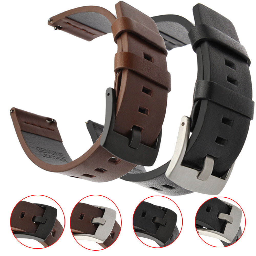 22mm Strap For Fossil GEN 6 5 5e 44mm/GEN 5 LTE 45mm Leather Wat- Band For Fossil Gen 5 Julianna Gar