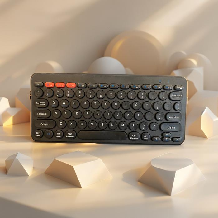 K380 Bluetooth Mini Keyboard 78% keys Keyboard Wireless PC/Laptop - Black Mini Wireless