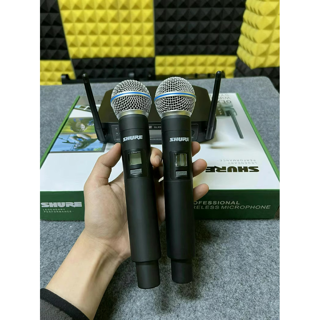 Original Shure GLXD4 Beta 58a wireless microphone UHF dynamic professional voice broadcasting party 