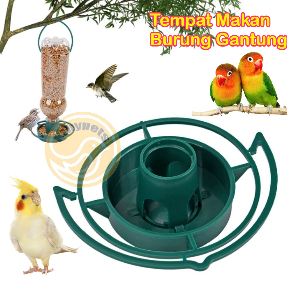 Tempat Makan Memberi Burung lovebird Tempat Pakan Burung Tempat Dispenser Otomatis Pakan Makan Minum