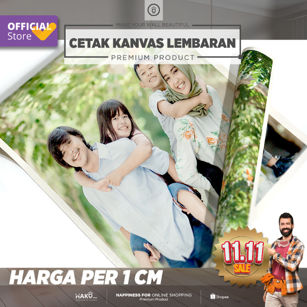 Cetak Foto Kanvas | Cetak Foto Kanvas Lembaran Tanpa Frame | Cetak Foto Custom | Custom Cetak Foto
