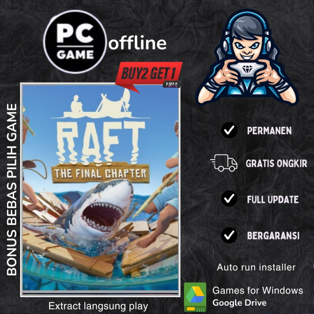 RAFT - GAME PC - GAME LAPTOP - GAME OFFLINE