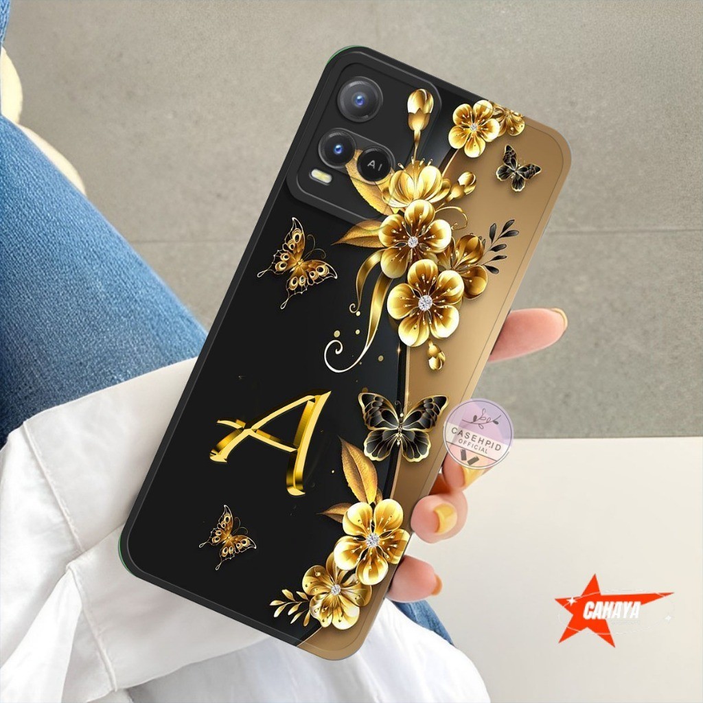 Softcase Procamera VIVO Y21/Y21S/Y21A/Y33S/Y33T Case Full Cover Motif Huruf - Silikon - Casing - Sof