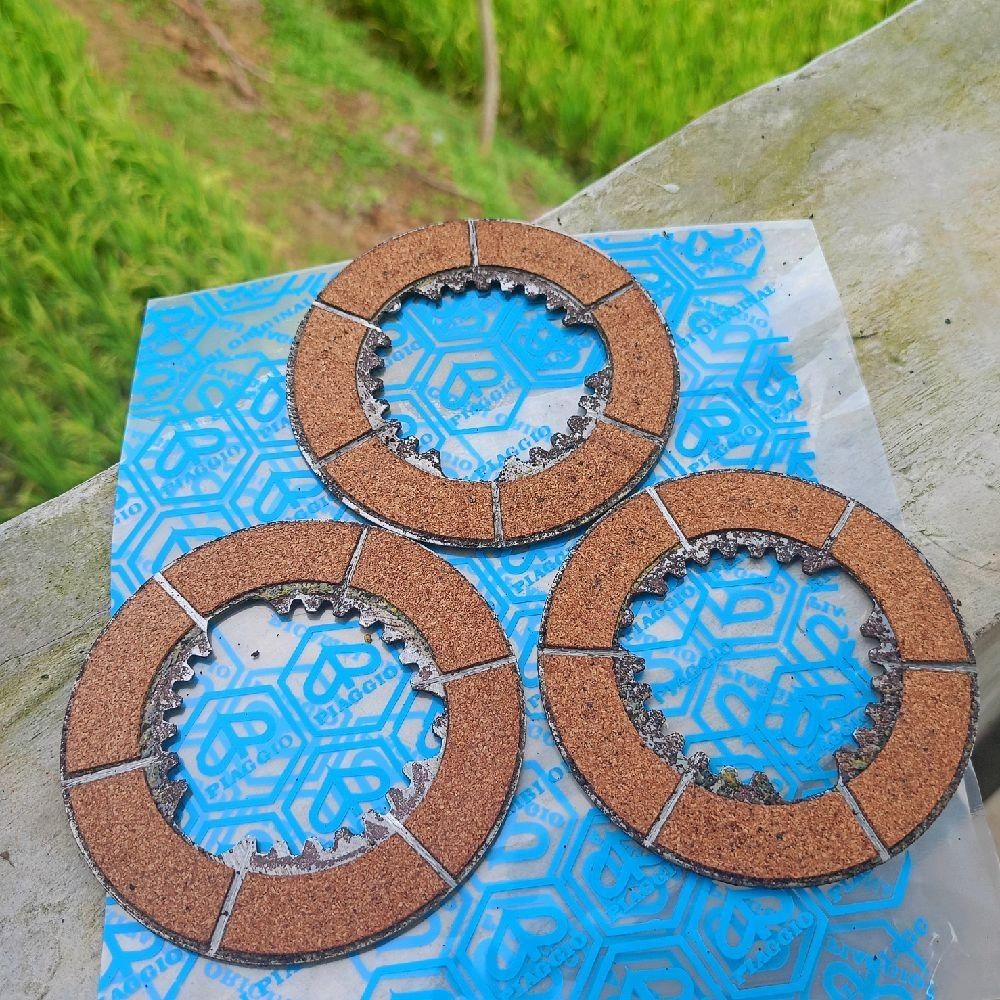 Kampas plat kopling original nos bagus untuk vespa bajaj super deluxe chetak