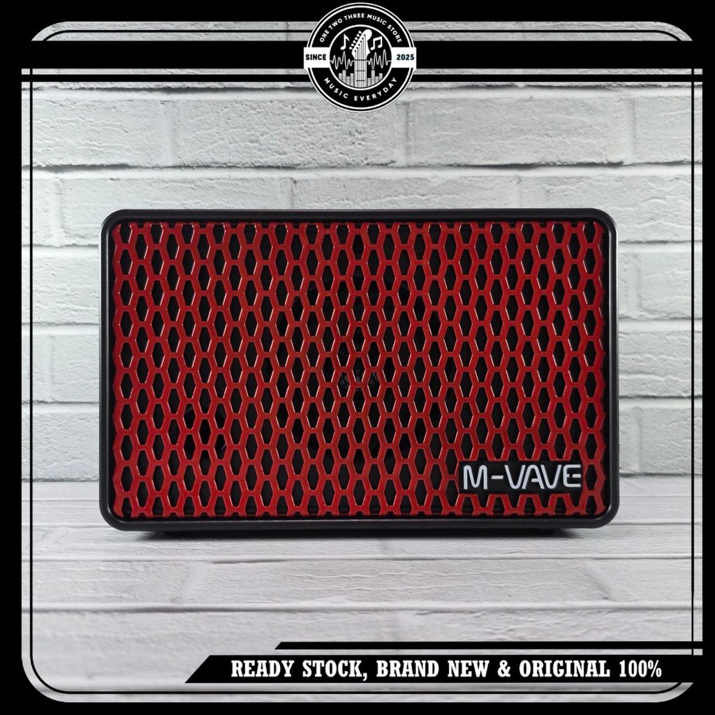 Amplifier Gitar Elektrik Gitar Akustik Multi Efek M-VAVE SP100 Pedal Tone Selection Clean Overdrive 