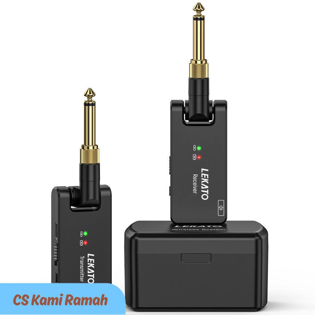 TBT Wireless Guitar System Guitar Wireless Transmitter Receiver 2.4Ghz Rechargeable Wireless Audio S