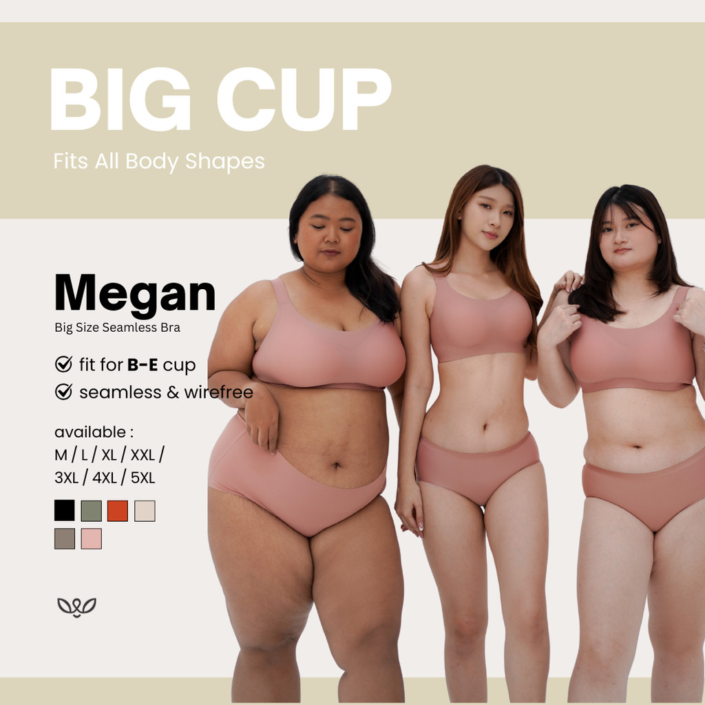 MEGAN BIG SIZE SEAMLESS BRA
