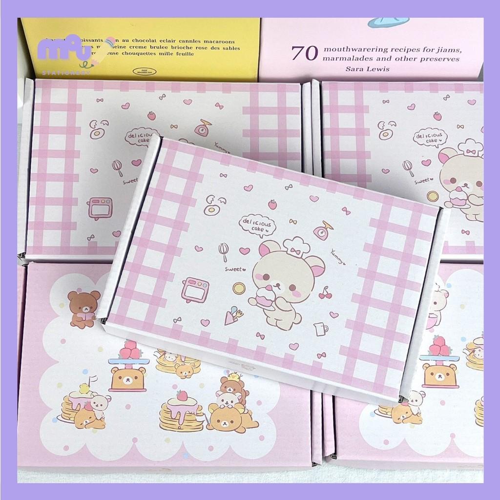 [MOUMOU] Bear Box Kardus Packaging  [20x13x3] / Kotak Kado Aesthetic Warna Pink/ Kotak Hampers Pink/