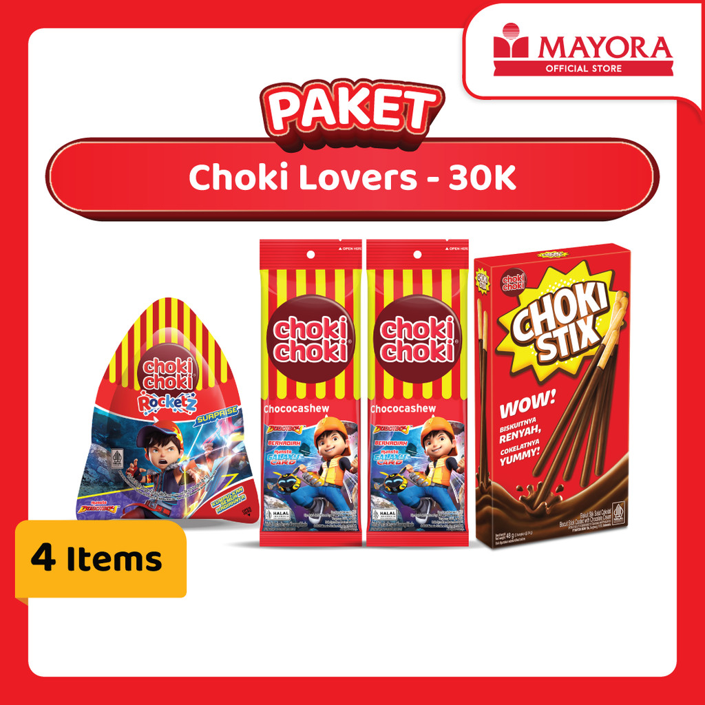 Mayora Choki Lovers Paket Mayora Choki Lovers - 30K
