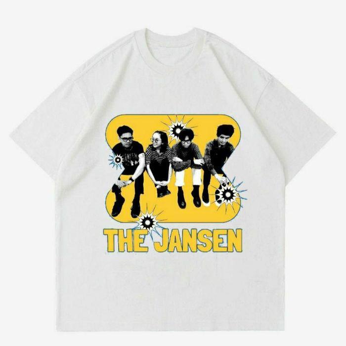 BAJU BAND THE JANSEN | T-SHIRT KAOS BAND LOKAL THE JANSEN | KAOS BAJU BAND LOKAL | KAOS BAJU BAND PR