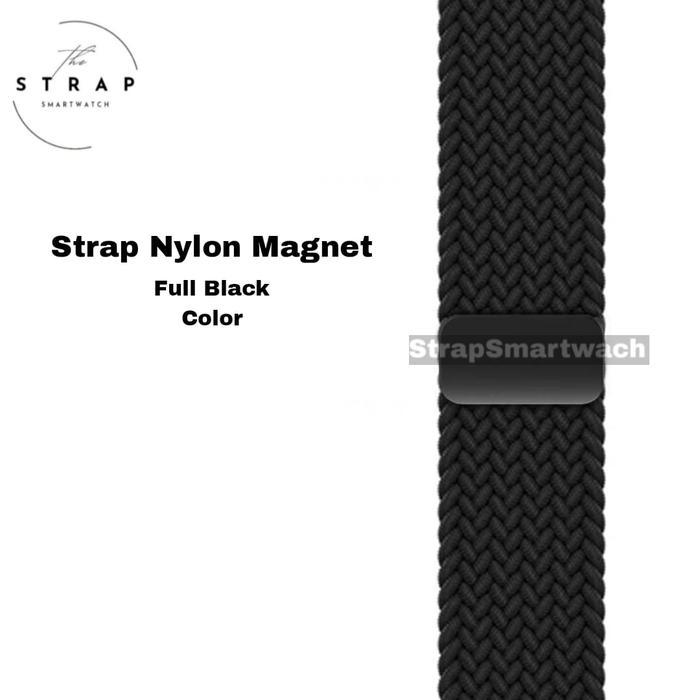 New Arrival Strap Nylon Magnet Redmi Watch 3 Active Strap Nylon Redmi 3 Active - MIdnight