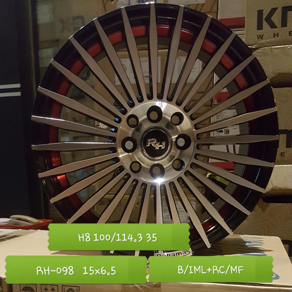 velg mobil RH098 15X6.5 8X100-114.3 ET 35 BMF/IRL