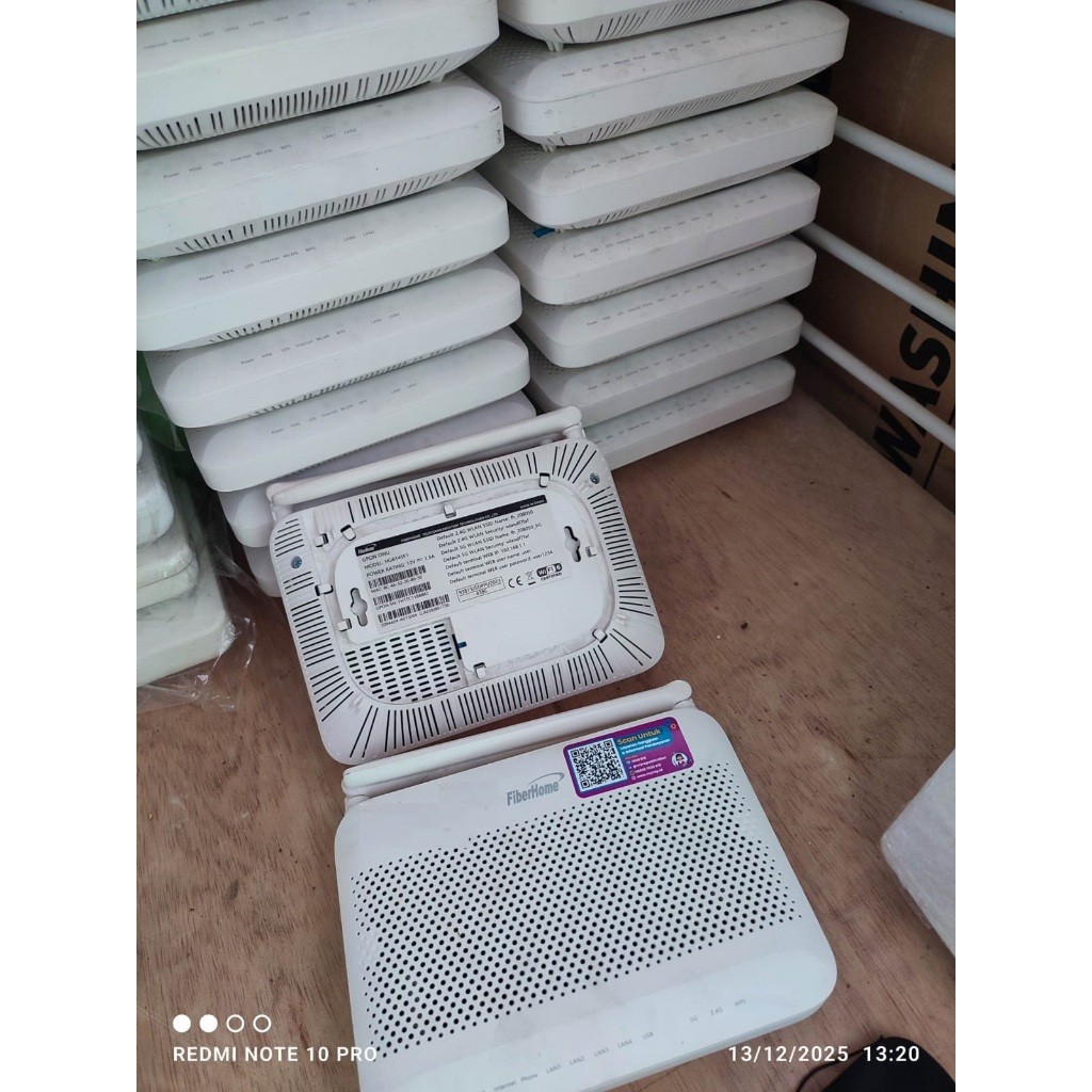 (Orion best) Fiberhome HG6145F1 dan HG F3 Port Biru + Adaptor