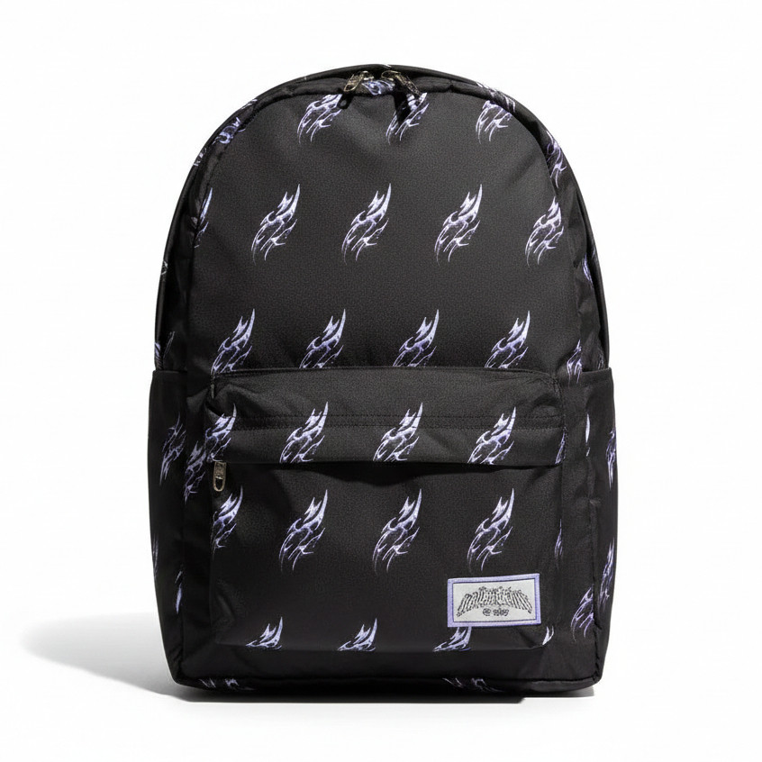 AURESTORE NOTBADCLUB - TRIBAL CHROME BAG - TAS RANSEL BACKPACK MOTIF FULLPRINT CHROME