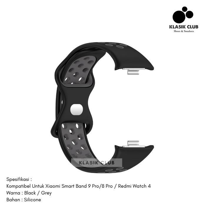 Strap Xiaomi Smart Band 9 Pro Sport Band Double Color / Tali Pengganti Xiaomi Mi Band 8 Pro / Mi Ban