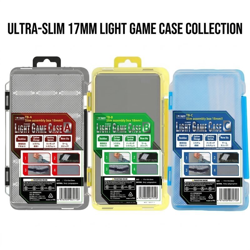 Bok Umpan Casting Two Sided Plastic Waterproof Lure Case Box Lure Kotak Perkakas Pancing Jig Box Egi
