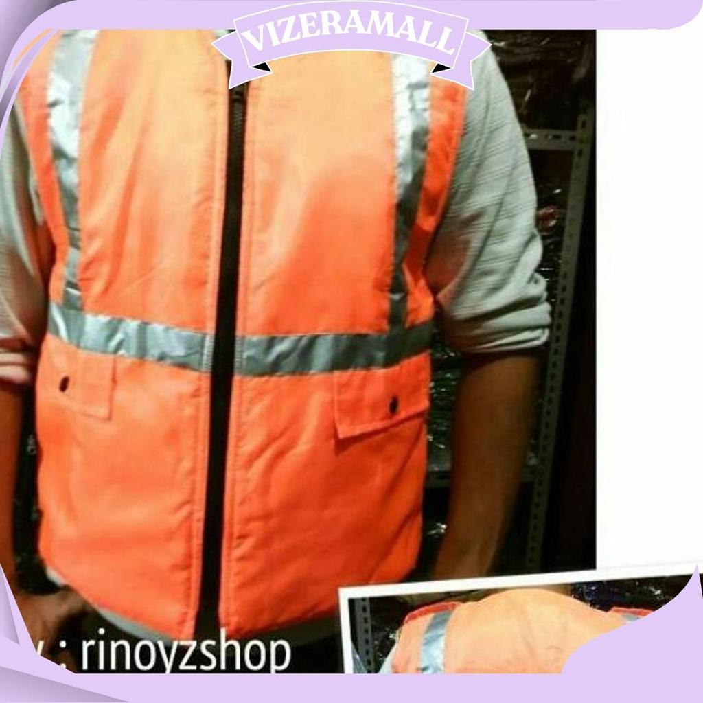 Rompi Proyek Orange / Rompi Safety / Rompi Touring RZ Cod
