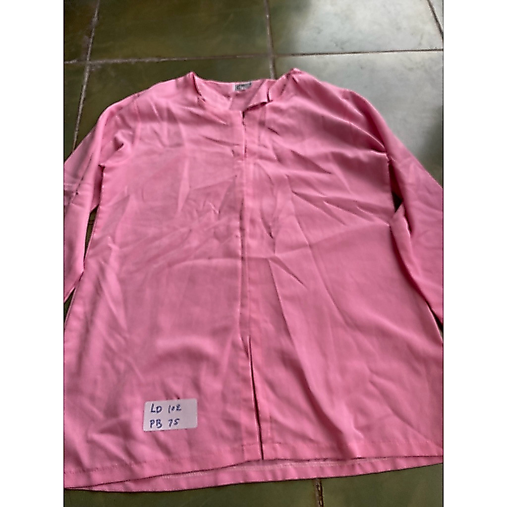 Blouse Wanita Pink Polos Simple - Atasan Casual Basic