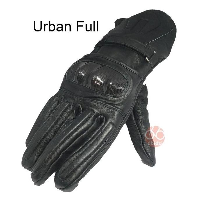 Rollup- Urbanfull Sarung Tangan Motor Kulit Garut Gloves Touring Racing
