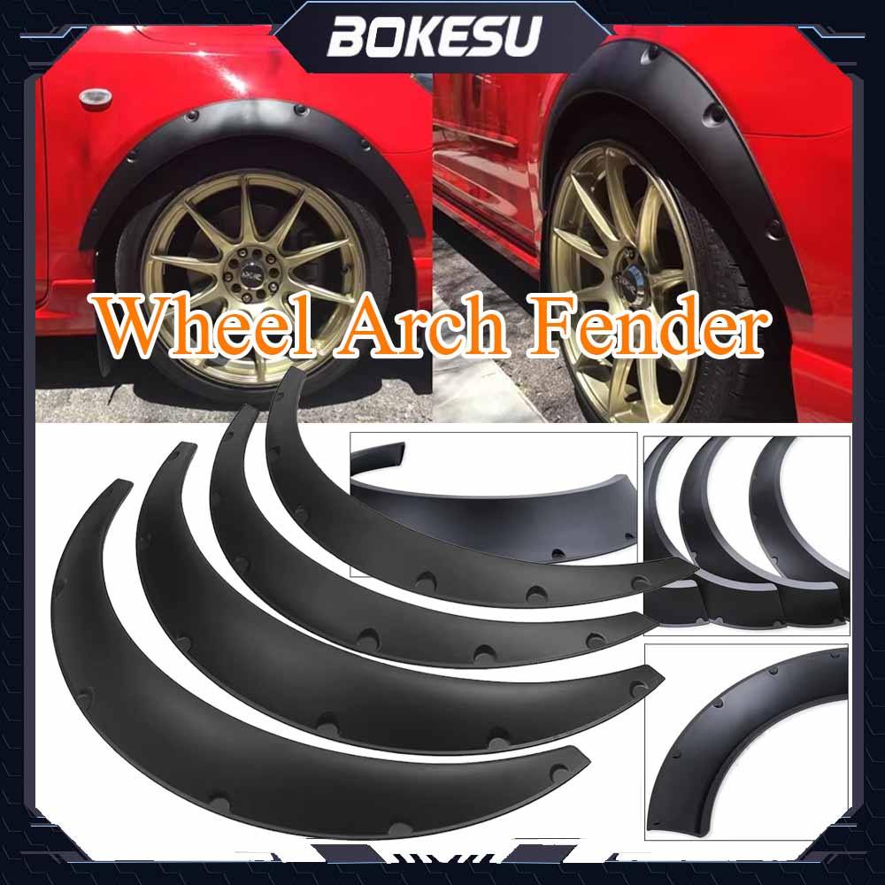 Fender Pelebar Badan Universal Modifikasi Mobil Cocok Sedan SUV Kendaraan Offroad Aksesoris Dekorati