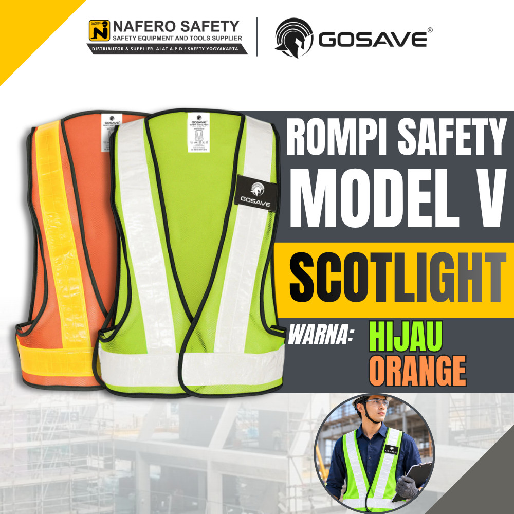 ROMPI JARING SAFETY PROYEK MODEL V SCOTLIGHT GOSAVE