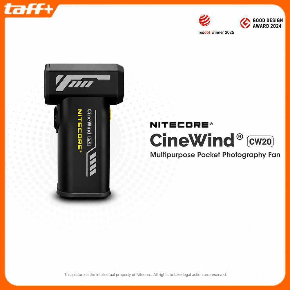 NITECORE Kipas Angin Portable CineWind Photography Fan 98000RPM 100W - CW20