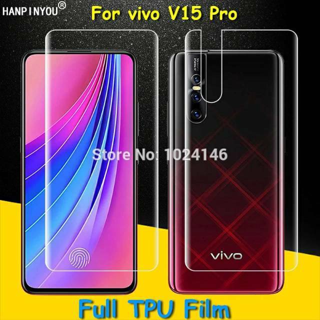 Hydrogel Vivo V15 / V15 Pro Antigores Depan Belakang Full Cover