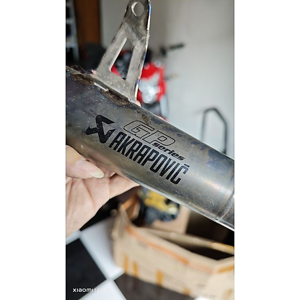silencer original akrapovic gp series ex z1000 (kanan aja)