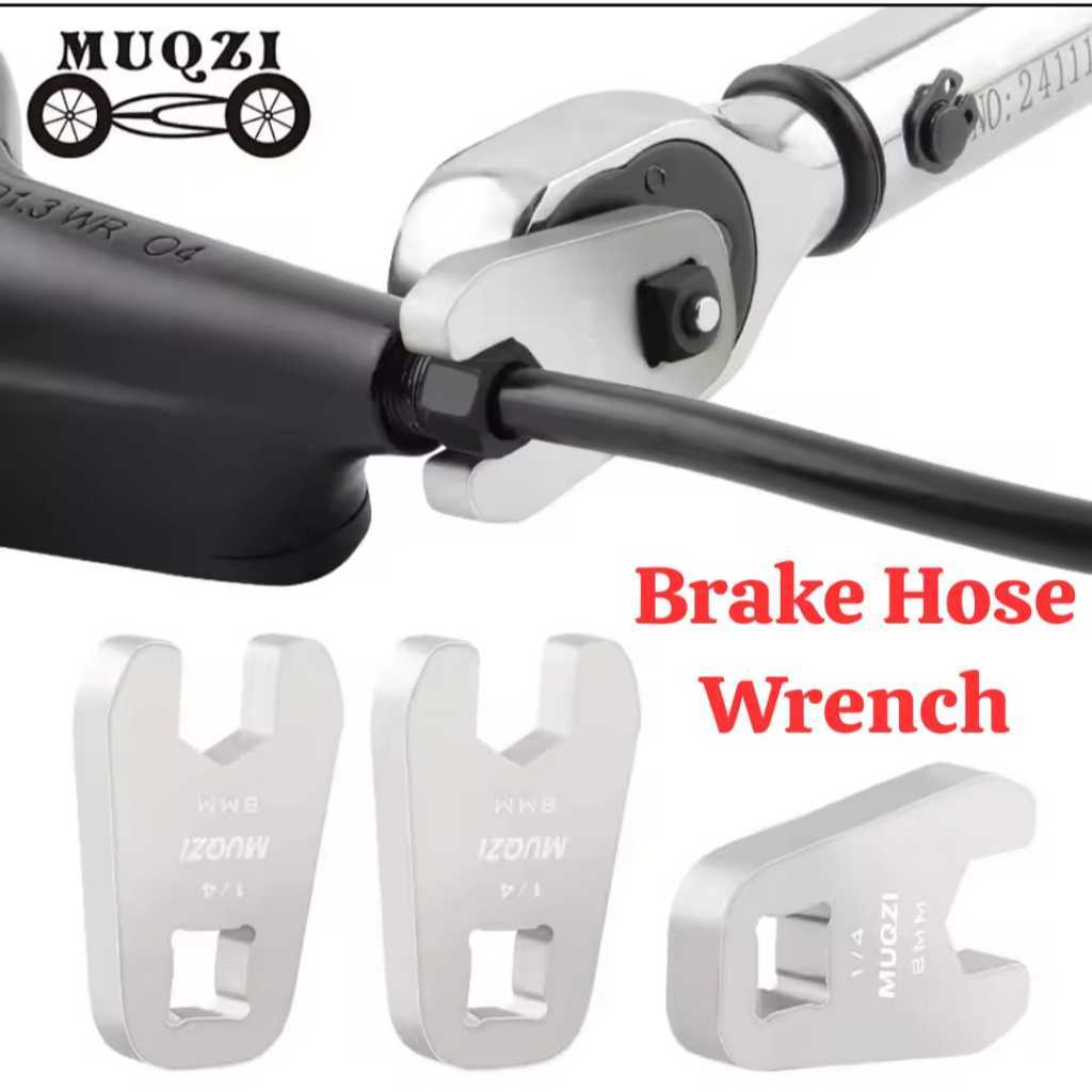 Foto Muqzi Tool Alat Kunci Torsi Pas 8 mm Screw Olive Connector Bike Hydraulic Brake 8mm Torque Wrench Alat Pembuka Baut Rem Hidrolis Sepeda