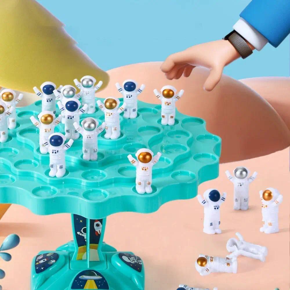 Fun Astronaut Frog Balancing Toy Balance Tree Puzzle Toy Balancing Board Parent-ild Interaction Tabl