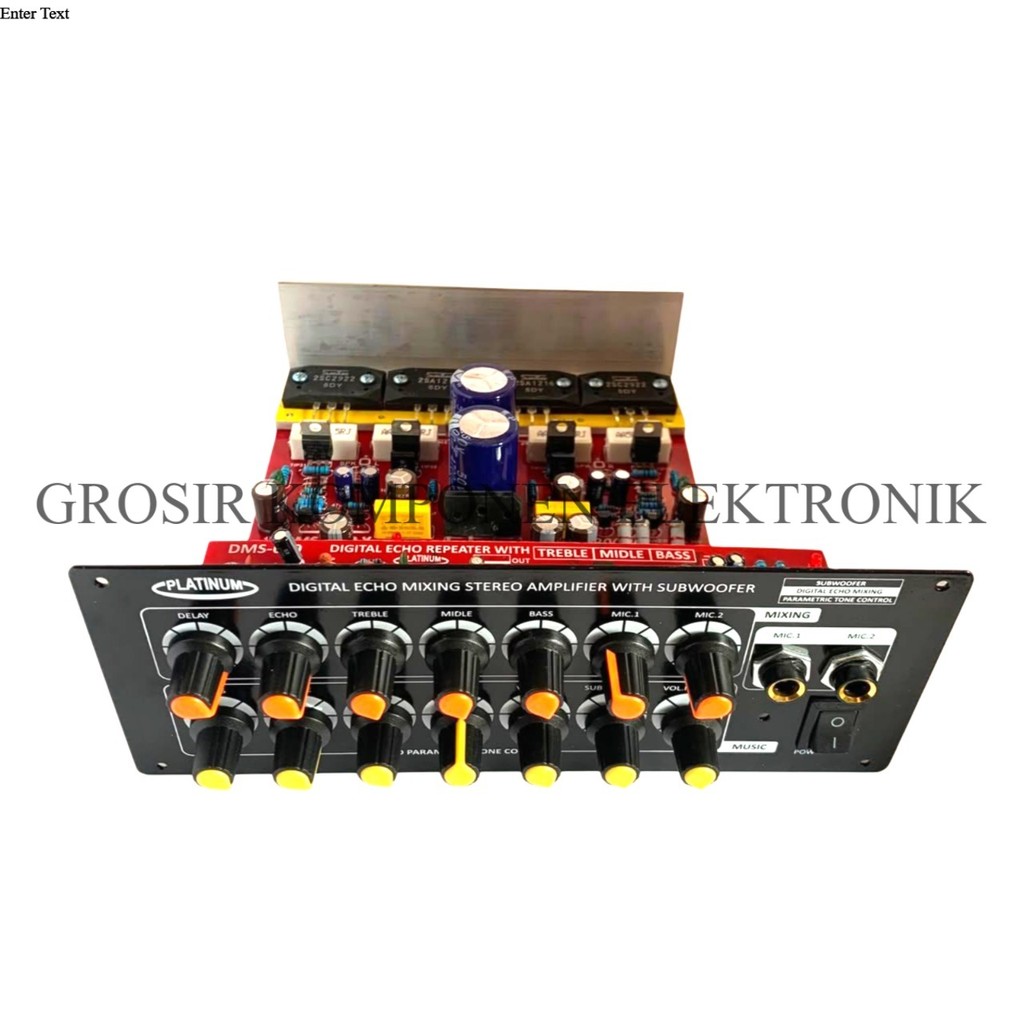 Kit Power Amplifier Speaker Aktif Plus Digital Echo Mixing DMS 7000X