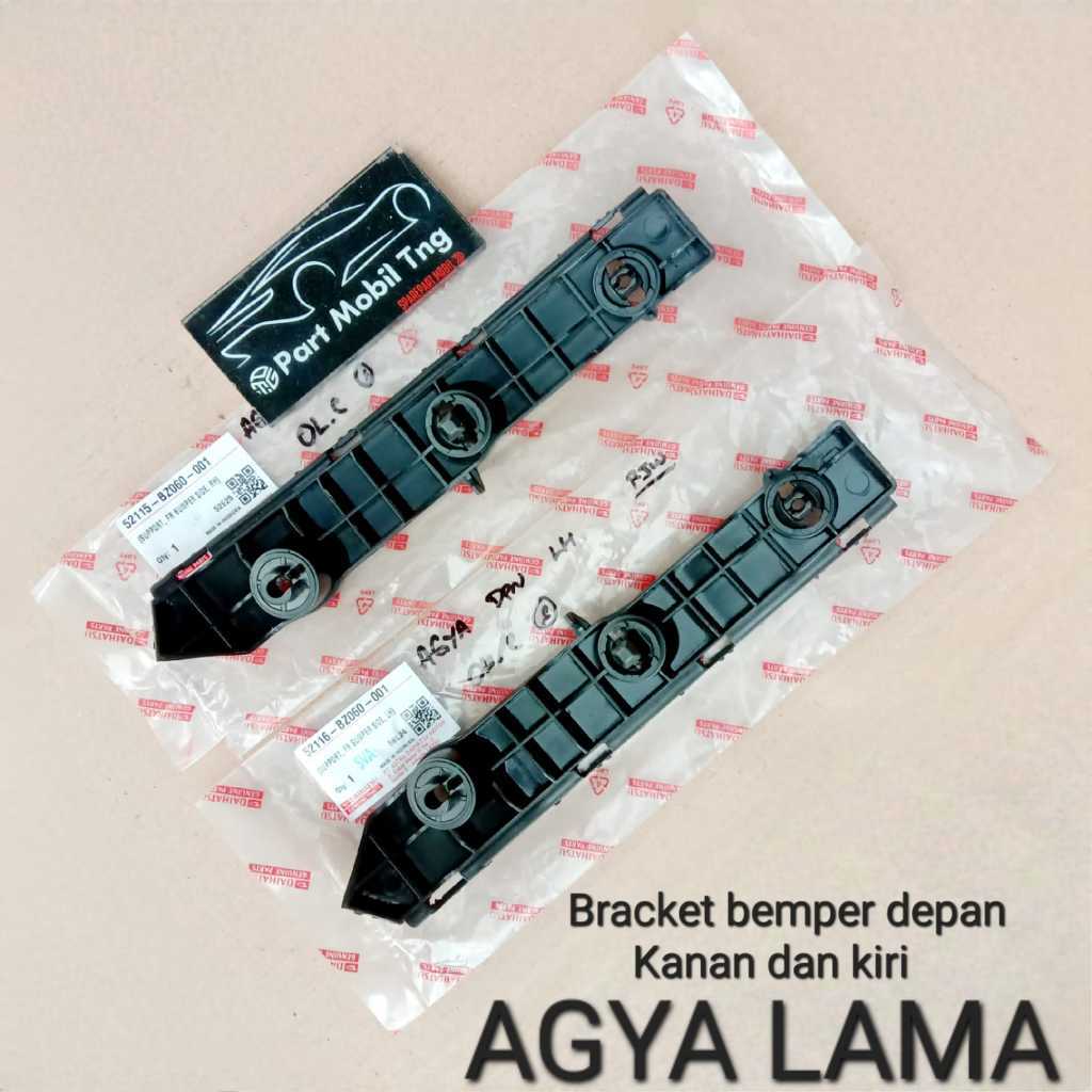 Breket Bracket Bemper Bumper Agya Ayla Lama Depan Kanan 52115-BZ010 / Kiri 52116-BZ060 Varian