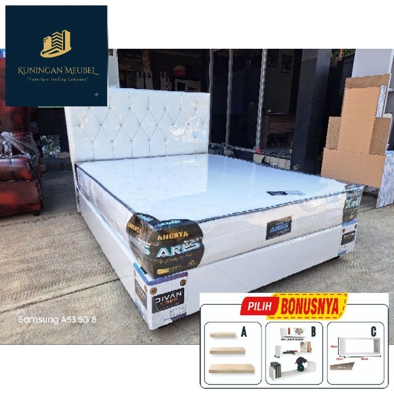 PROMO Kasur Springbed Dan Divan Ukuran No 2 160x200cm  Kuningan Majalenka Indramayu Subang Sumedang 