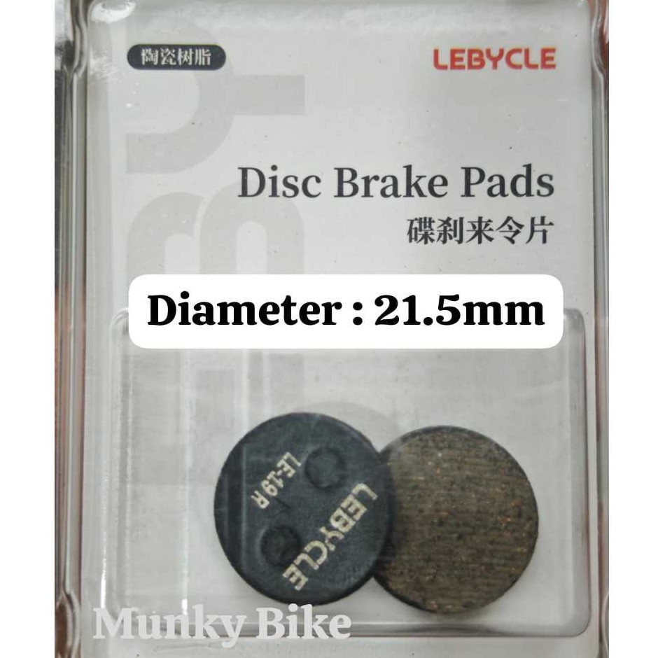 Foto Lebycle Brakepad Pad Kampas Rem Bulat 21.5 mm Rem Mekanik Sepeda Mtb 22 21 mm