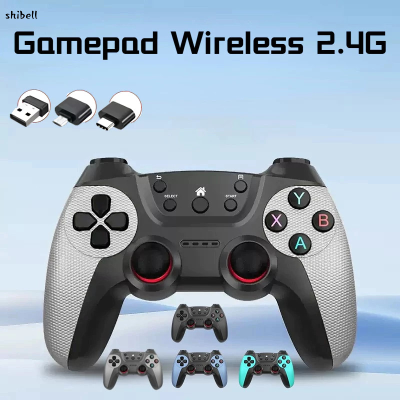 PROMO Gamepad Wireless Single 2.4G For Windows PC, Hp Android, Android TV-BELL
