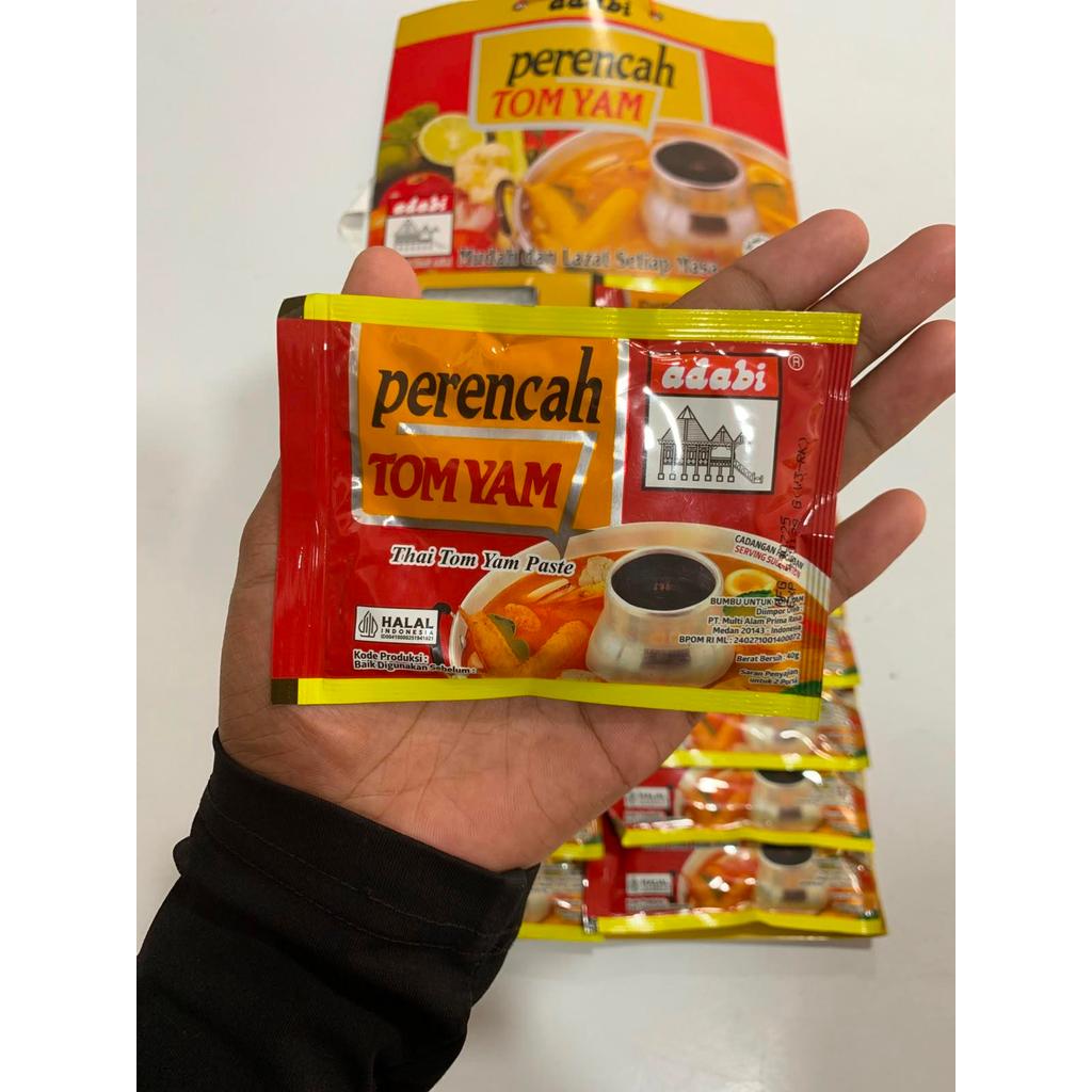 ADABI PERECAH TOMYAM 40G / BUMBU KUAH TOMYAM / TOMYAM / AYU PUTRI FROZEN FOOD