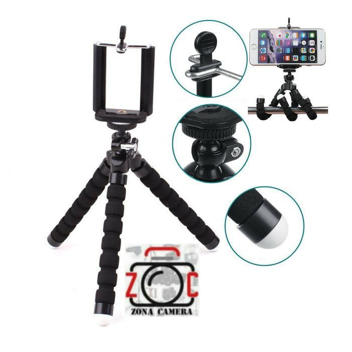 Gorilla pod Mini Flexible Pod Handphone Tripod Gorilla Pod + Holder Hp terlaris