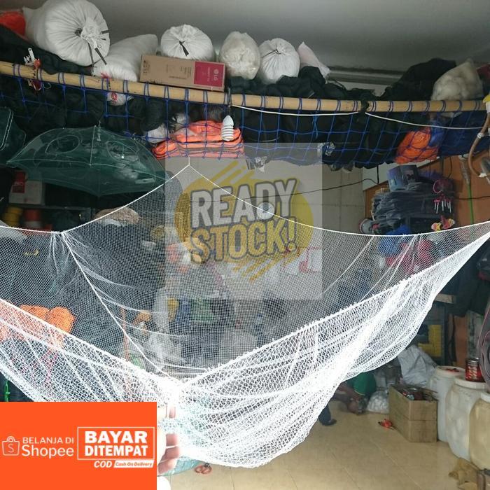 Anco ukuran 2x2 meter bahan nilon anco penangkap ikan anco panen ikan jaring ikan