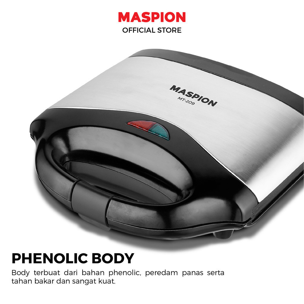 TerbaruMaspion Elektrik Waffle Maker MT-209Happy Shopping